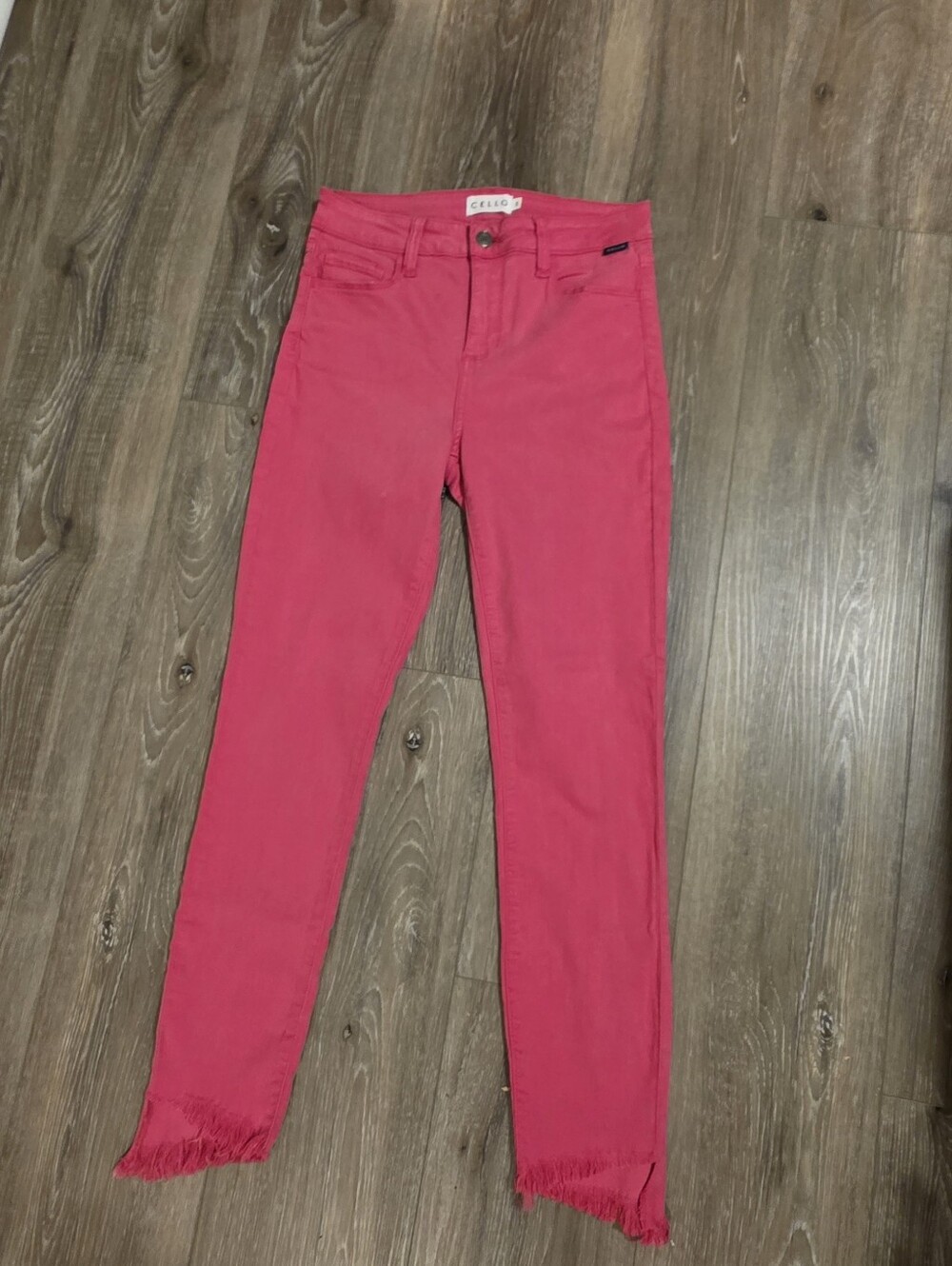 Cello Skinny High-Rise Jeans in Bright Pink Size 5 NWOT